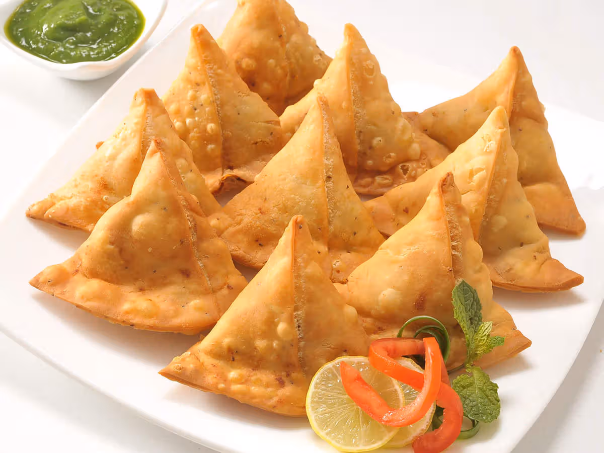 Samosa making process 5